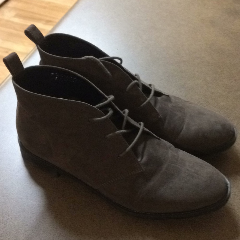 Franco Sarto Brown Suede Booties